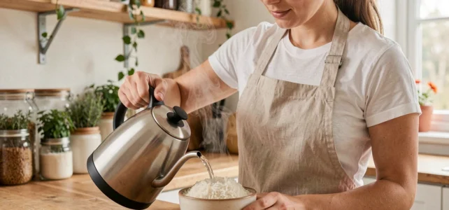 Cuisiner du riz facilement avec une bouilloire électrique : astuces et méthodes pratiques Cuisiner du riz facilement avec une bouilloire électrique : astuces et méthodes pratiques